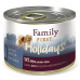 FAMILY FIRST Small Turkey, rabbit, pear - Mokré krmivo pro psy - 200 g