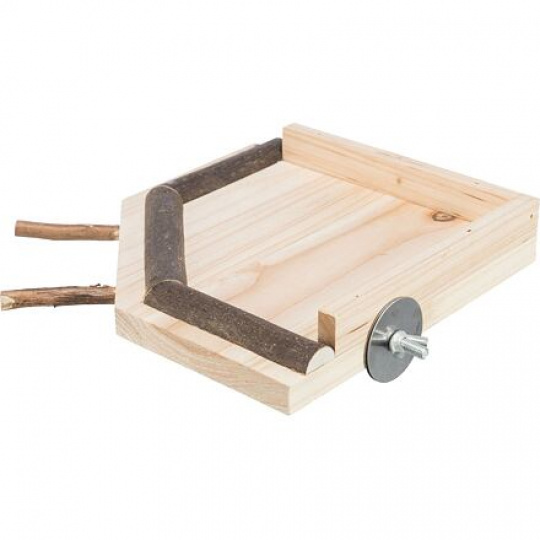 Plošina s bidielkami 19 x 19 cm, drevo Plošina s bidielkami 19 x 19 cm, drevo