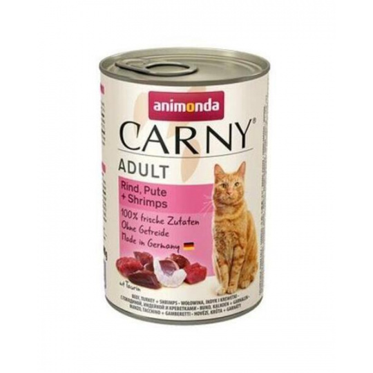 Animonda CARNY® cat Adult hovädzie, morka a krevety bal. 6 x 400 g konzerva Animonda CARNY® cat Adult hovädzie, morka a krevety bal. 6 x 400 g konzerva