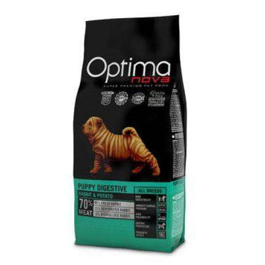 Optima Nova Dog GF Puppy digestive 2kg Optima Nova Dog GF Puppy digestive 2kg
