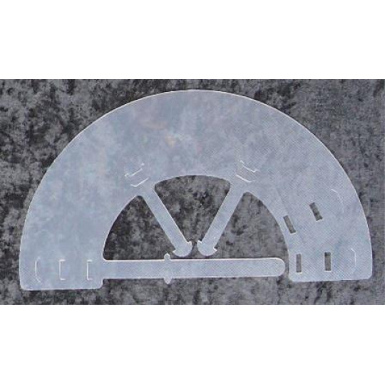 Ochranný golier Classic číry 25 cm Ochranný golier Classic číry 25 cm