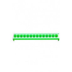 Krmítko pro slepice žlabové 50cm zelené, plast