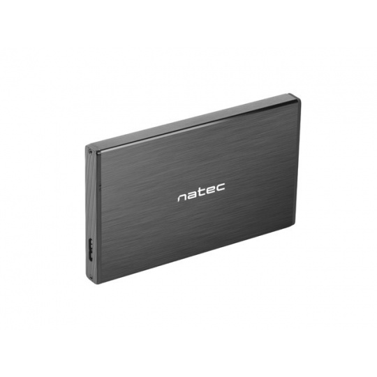 Natec RHINO GO USB 3.0 kryt pro 2,5'' SATA HDD/SSD, černý hliník