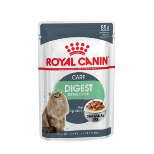 Royal Canin Digest Sensitive Care - vlhké krmivo pro kočky - 12x85g