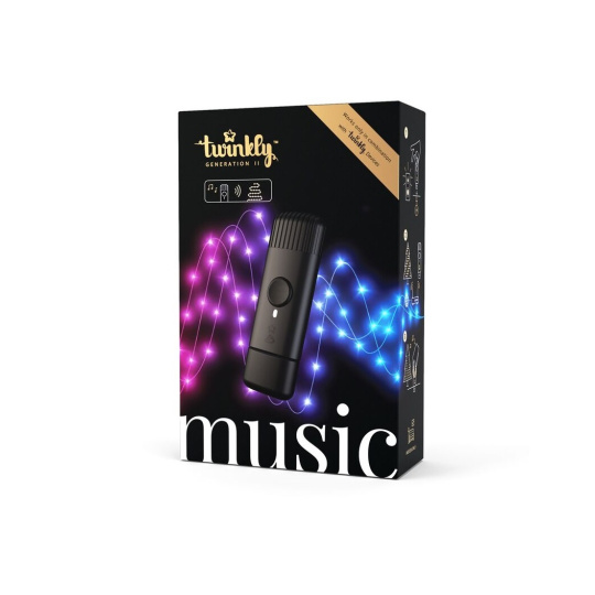 TWINKLY Music Detektor zvuku Snímač BPM USB Černá