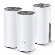 TP-Link Deco E4 (3-pack) Dvoupásmový (2,4 GHz / 5 GHz) Wi-Fi 5 (802.11ac) Bílá, Šedá 2 Vnitřní