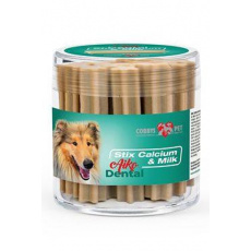 Pochúťka Aiko Dental Stix Calcium&Milk 6,4cm/220g Pochúťka Aiko Dental Stix Calcium&Milk 6,4cm/220g