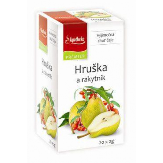 Čaj Apotheke Premier Intense Hruška a rakytník 20x2,5g