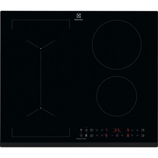 Electrolux LIV63431BK Černá Vestavěné 60 cm Indukční varná deska se zónami 4 zóna/zón