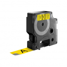 DYMO D1 Standard - Black on Yellow - 19mm páska pro tvorbu štítků Černá na žluté