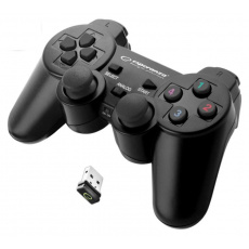 Esperanza EGG108K herní ovladač Gamepad PC,Playstation 3 Analogový/digitální USB 2.0 Černá