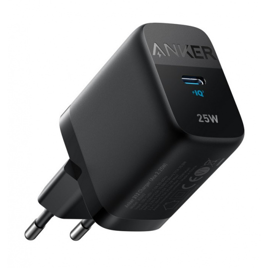 Anker 312 Charger Sluchátka, Sluchátka s mikrofonem, Chytrý telefon, Chytré hodinky, Tablet Černá AC Vnitřní