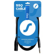 SSQ JSXM10 SS-1462 Kabel Jack Stereo - XLR 3-pin Samec 10 m Černá