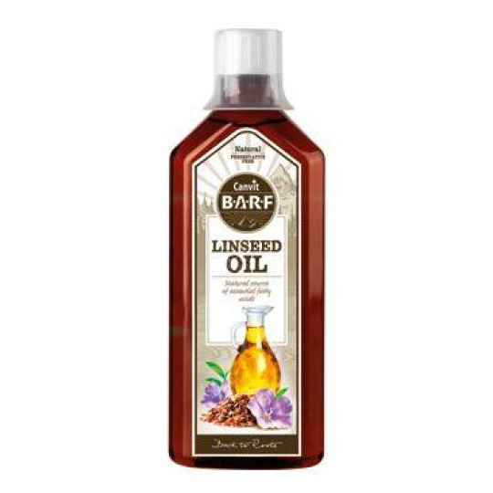 Canvit BARF Ľanový olej 500 ml Canvit BARF Ľanový olej 500 ml