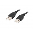 Lanberg CA-USBA-20CU-0018-BK USB kabel 1.8m 2.0 USB A Černá