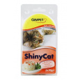 Gimpet ShinyCat konz. kuracie+papája 2x70g