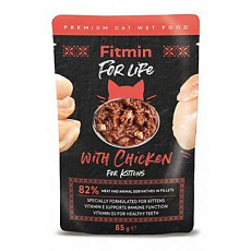 Fitmin FL cat kapsička Kitten Kuracie 85g