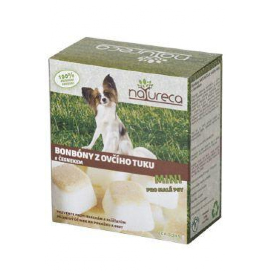 NATURECA Bonbóny z ovčieho tuku s cesnakom Mini 250g NATURECA Bonbóny z ovčieho tuku s cesnakom Mini 250g