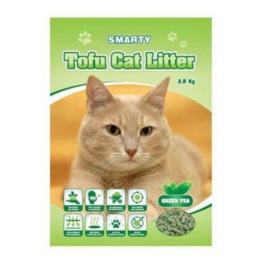 Podstielka Smarty Tofu Cat Litter-Green Tea 2,8kg/6l Podstielka Smarty Tofu Cat Litter-Green Tea 2,8kg/6l