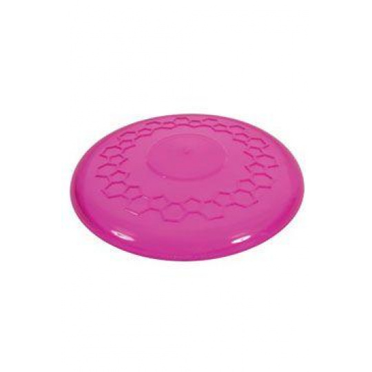 Hračka pes FRISBEE TPR POP 23 cm ružová Zolux