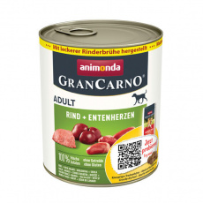 GRANCARNO Adult - hovädzie, kačacie srdce 800g