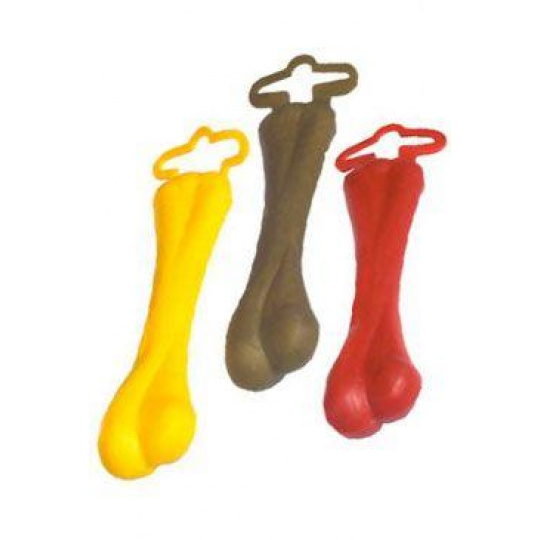 Hračka pes Kosť plávacia Vanilková stredná 13cm SP