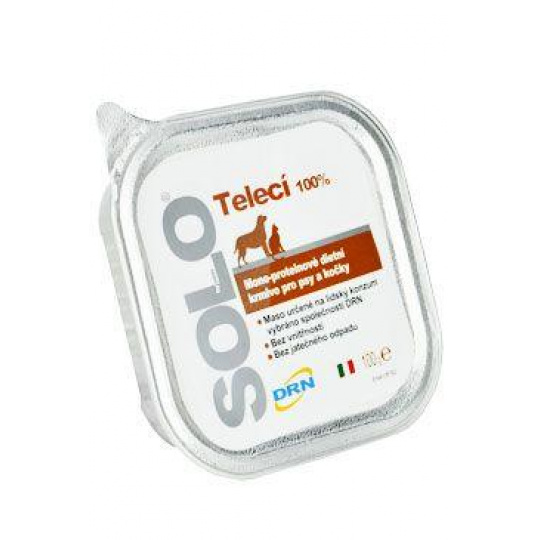 SOLO Vitello 100% (teľacie) vanička 100g SOLO Vitello 100% (teľacie) vanička 100g