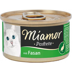 MIAMOR Pastete Pheasant - mokré krmivo pro kočky - 85g