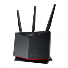 ASUS AX5700 RT-AX86U PRO bezdrátový router Gigabit Ethernet Dvoupásmový (2,4 GHz / 5 GHz) 4G Černá, Červená