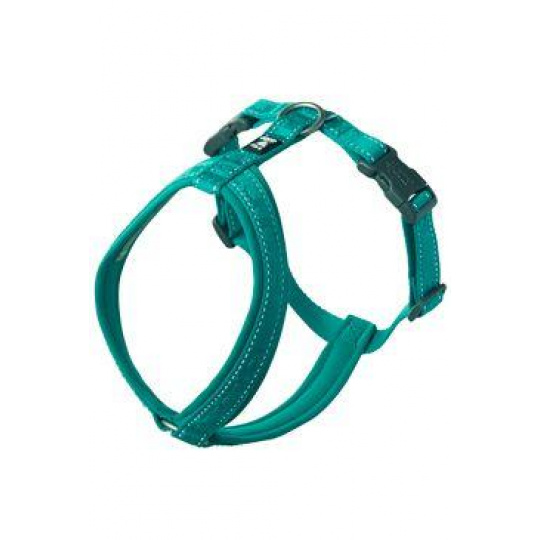 Postroj Y Hurtta Casual ECO pávia zeleň 45-55cm