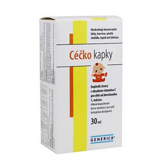 Céčko kvapky deti od 1m+ 30ml Generica Céčko kvapky deti od 1m+ 30ml Generica