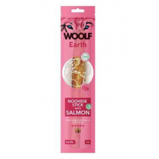 WOOLF pochúťka Earth NOOHIDE XL Stick with Salmon 85g