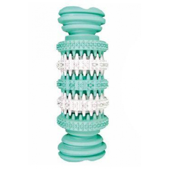 Hračka pes Kosť s mätou 15,5cm zelená/biela HipHop Hračka pes Kosť s mätou 15,5cm zelená/biela HipHop