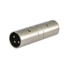 SSQ HA13 SS-1853 Adaptér XLR samec - XLR samec Chrom