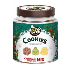Vianočný MIX sušienok pre psy, dóza 240g TR