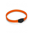 Obojok USB Visio Light LED nabíjací 65cm oranžový KAR