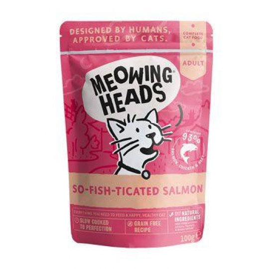 MEOWING HEADS So-fish-ticated Salmon kapsička 100g MEOWING HEADS So-fish-ticated Salmon kapsička 100g