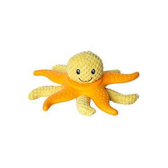 Hračka pes OCTOPUS & STARFISH plyš,TPR oranž.27cm Kiwi Hračka pes OCTOPUS & STARFISH plyš,TPR oranž.27cm Kiwi