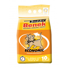 Certech Super Benek Economic - Hrudkující stelivo pro kočky 10 l