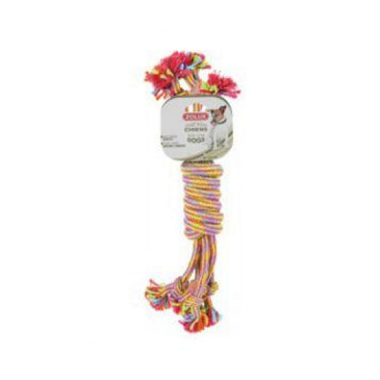 Hračka pes Preťahovadlo špirála farebná 35cm Zolux