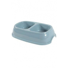 Miska plast dvojmiska mačka protišmyková 2x0,2l zelená Z Miska plast dvojmiska mačka protišmyková 2x0,2l zelená Z