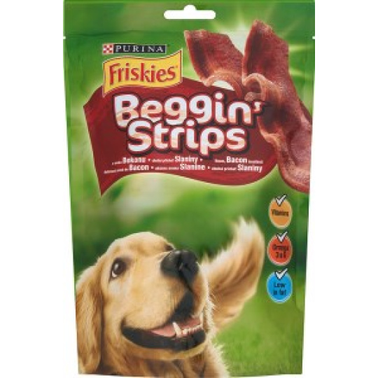 Purina Friskies Beggin Strips suché krmivo pro kočky 120 g Dospělý jedinec