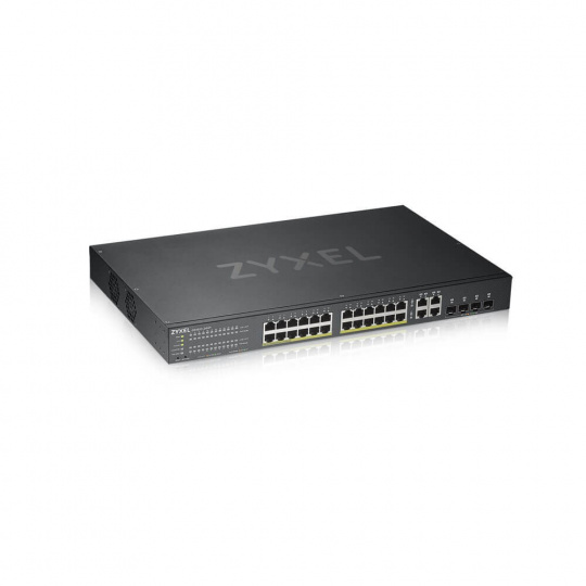 Zyxel GS1920-24HPV2 Řízený Gigabit Ethernet (10/100/1000) Podpora napájení po Ethernetu (PoE) Černá