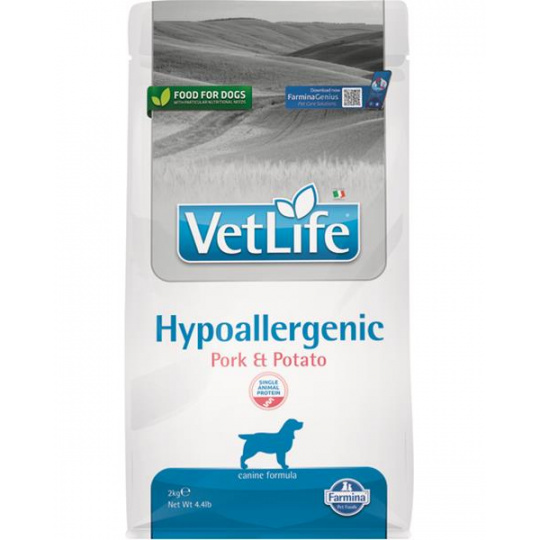 Farmina Vet Life dog hypoallergenic, pork & potato 2 kg