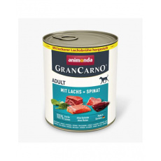 Animonda GRANCARNO® dog adult losos a špenát bal. 6 x 800g konzerva
