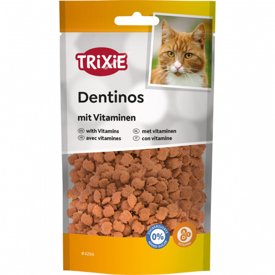 DentaFun Dentinos, vitamínové dentálne maškrty, 50 g TRIXIE