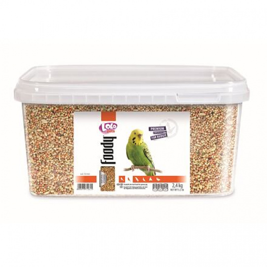 LOLO Foody kompletné krmivo pre andulky 3L/2,4kg vedro