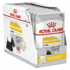 ROYAL CANIN Dermacomfort Care Mokré krmivo pro psy Paštika 12x85 g