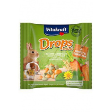 Vitakraft Rodent all poch. Carotties mini Drops 40g