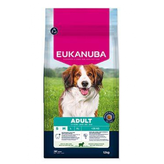 Eukanuba Dog Adult Small&Medium rich in Lamb 12kg